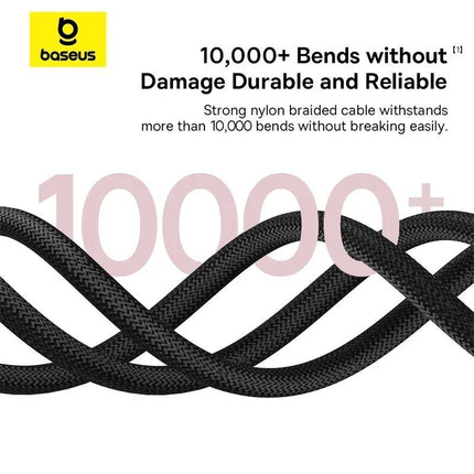 Baseus Cable Lightning to USB-C Dura Series Braided 1.0m Black