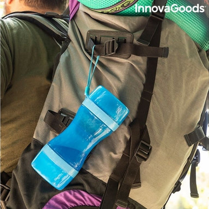 InnovaGoods Μπουκάλι Κατοικιδίων με Δοχεία Νερού και Τροφής 2 σε 1 V0103141