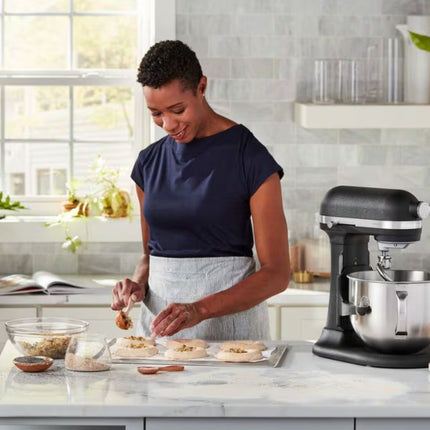 KitchenAid Artisan Μίξερ Bowl-Lift 6.6L 325W με 11 Ταχύτητες και Ανοξείδωτο Μπολ 5KSM70SHXBBK Cast Iron Black
