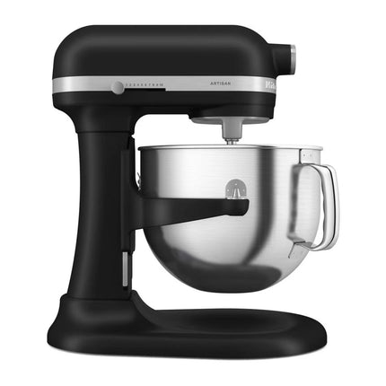 KitchenAid Artisan Μίξερ Bowl-Lift 6.6L 375W με 11 Ταχύτητες, Πλανητική Κίνηση και Ανοξείδωτο Μπολ 5KSM70SHXBBM Matte Black
