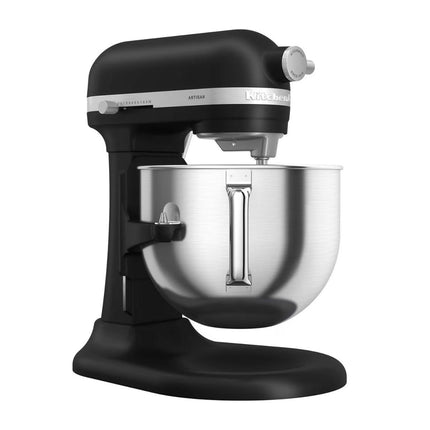 KitchenAid Artisan Μίξερ Bowl-Lift 6.6L 375W με 11 Ταχύτητες, Πλανητική Κίνηση και Ανοξείδωτο Μπολ 5KSM70SHXBBM Matte Black