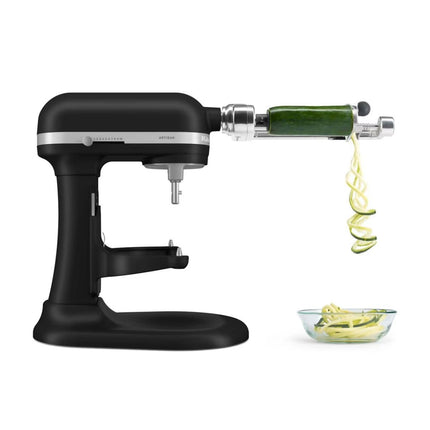 KitchenAid Artisan Μίξερ Bowl-Lift 6.6L 375W με 11 Ταχύτητες, Πλανητική Κίνηση και Ανοξείδωτο Μπολ 5KSM70SHXBBM Matte Black