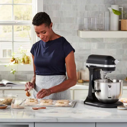 KitchenAid Artisan Μίξερ Bowl-Lift 6.6L 375W με 11 Ταχύτητες, Πλανητική Κίνηση και Ανοξείδωτο Μπολ 5KSM70SHXBBM Matte Black