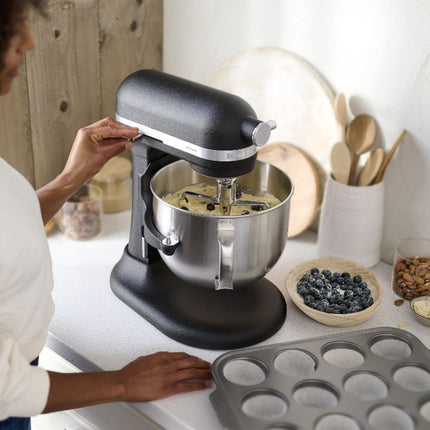 KitchenAid Artisan Μίξερ Bowl-Lift 6.6L 375W με 11 Ταχύτητες, Πλανητική Κίνηση και Ανοξείδωτο Μπολ 5KSM70SHXBBM Matte Black