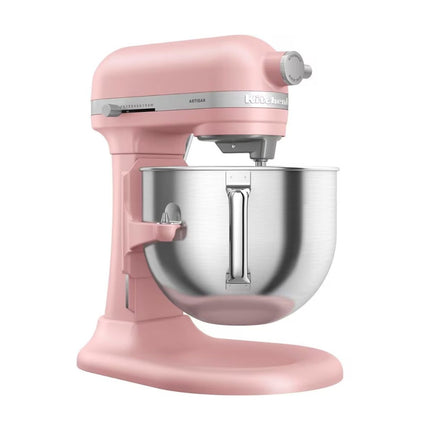 KitchenAid Artisan Μίξερ Bowl-Lift 6.6L 375W με 11 Ταχύτητες και Ανοξείδωτο Μπολ 5KSM70SHXBDR Dried Rose