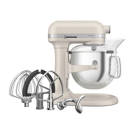 KitchenAid Artisan Μίξερ Bowl-Lift 6.6L 375W με 11 Ταχύτητες, Πλανητική Κίνηση και Ανοξείδωτο Μπολ 5KSM70SHXBMH Milkshake