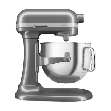 KitchenAid Artisan Μίξερ Bowl-Lift 6.6L 375W με 11 Ταχύτητες, Πλανητική Κίνηση και Ανοξείδωτο Μπολ 5KSM70SHXBMS Medallion Silver