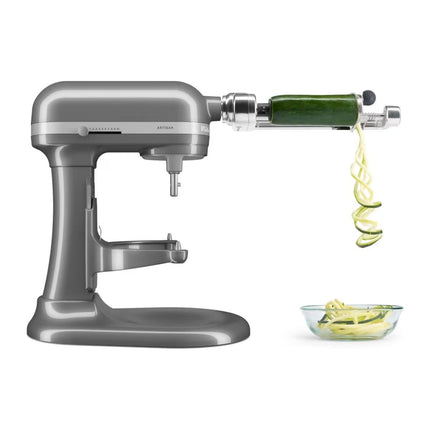 KitchenAid Artisan Μίξερ Bowl-Lift 6.6L 375W με 11 Ταχύτητες, Πλανητική Κίνηση και Ανοξείδωτο Μπολ 5KSM70SHXBMS Medallion Silver