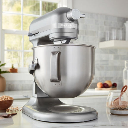 KitchenAid Artisan Μίξερ Bowl-Lift 6.6L 375W με 11 Ταχύτητες, Πλανητική Κίνηση και Ανοξείδωτο Μπολ 5KSM70SHXBMS Medallion Silver