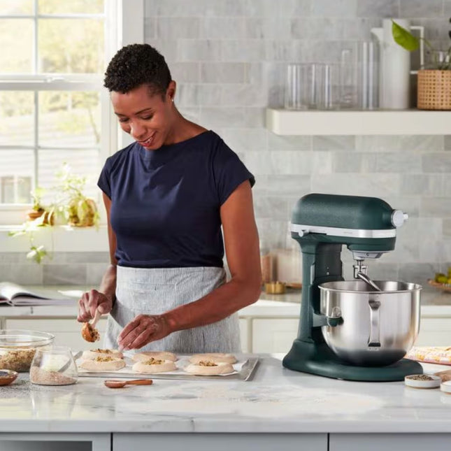 KitchenAid Artisan Μίξερ Bowl-Lift 6.6L 375W με 11 Ταχύτητες, Πλανητική Κίνηση και Ανοξείδωτο Μπολ 5KSM70SHXBPP Pebbled Palm