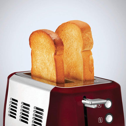 Morphy Richards Evoke 224408 Φρυγανιέρα 2 Θέσεων 900W Κόκκινη