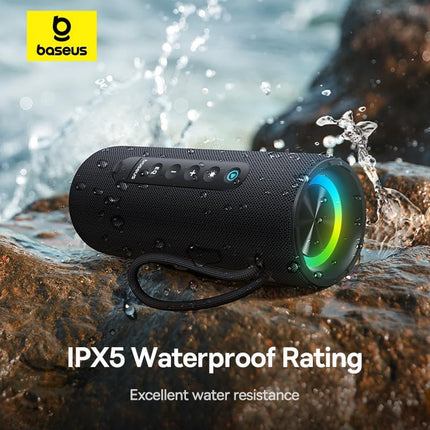 Baseus AeQur VO20 RGB Ασύρματο Bluetooth Ηχείο με 360° Ήχο & Φωτισμό RGB