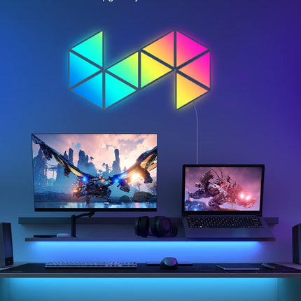 Govee Gaming Wall Glide Tri-angle Light Panels 10pack