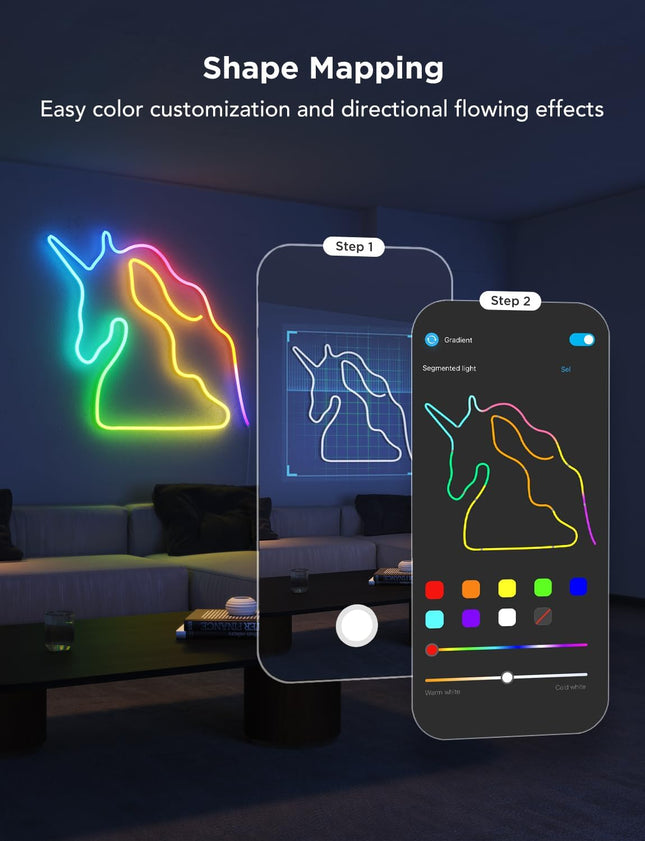 Govee Gaming Wall Neon Rope Light 2 3m (Matter)