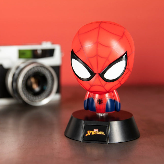 Paladone Marvel Spider-Man Icon Light Φωτιστικό LED Φιγούρα 3D 10cm Κόκκινο/Μπλε, 3+ Ετών