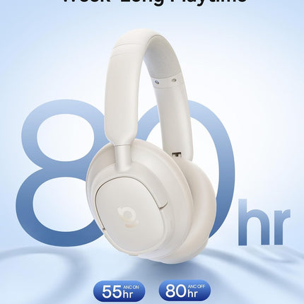 Baseus Headphones Over Ear ANC Bass BH1 NC White