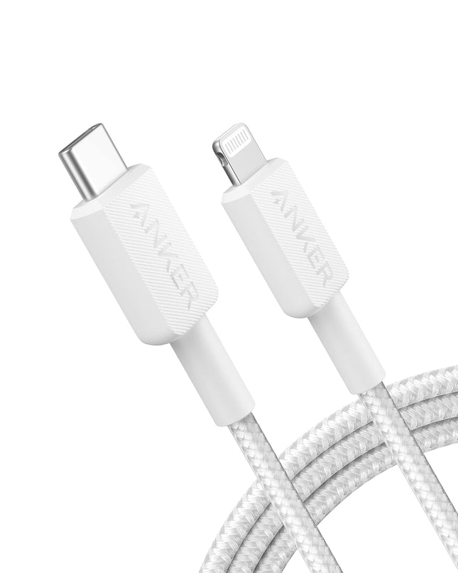 Anker Mobile Cable USB C to MFI 0.9m 322 White