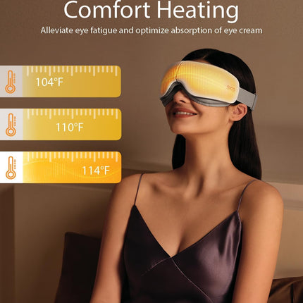 SKG Eye Massager Skin Friendly-Hot Compress-Music ES500 Black