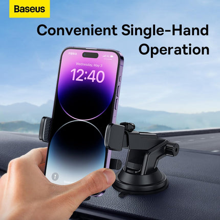 Baseus Car Holder Dash/Wind Gravity Telescopic Suction UltraControl Pro Series Black