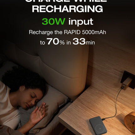 EcoFlow Charge Powerbank Magnetic RAPID 10000mAh Silver