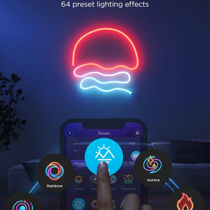Govee Gaming Wall Neon Rope Light 2 3m (Matter)