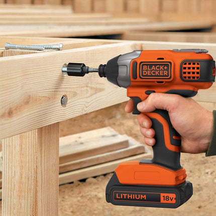 Black & Decker Παλμικό Κατσαβίδι Μπαταρίας 18V SOLO BDCIM18N-XJ
