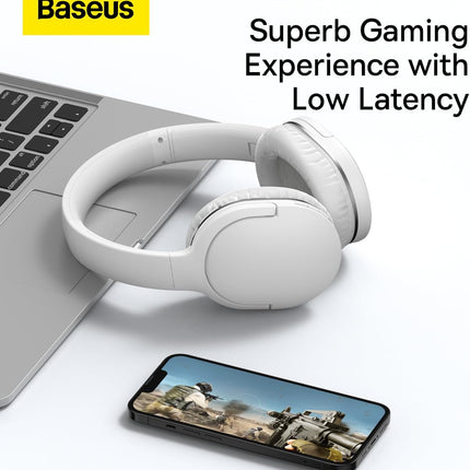 Baseus Wireless Headphones Over Ear Encok D02 Pro v2 White