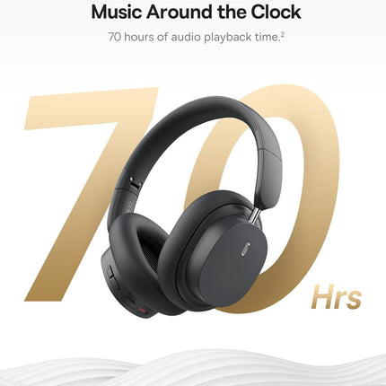 Baseus Wireless Headphones Over Ear Bowie D05 Black