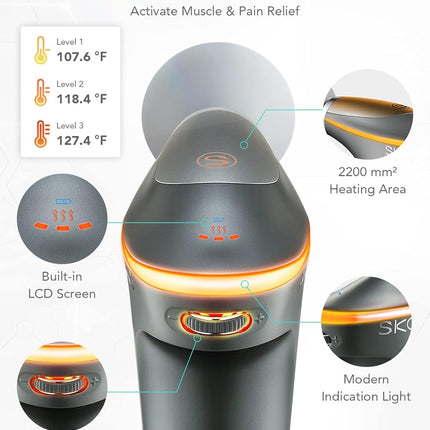 SKG Body Gun Massager for Athletes F7-E