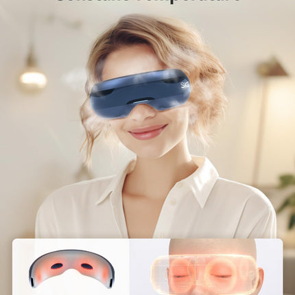 SKG Eye Massager Airbag-Hot Compress-Music & Visible Window E3 Pro