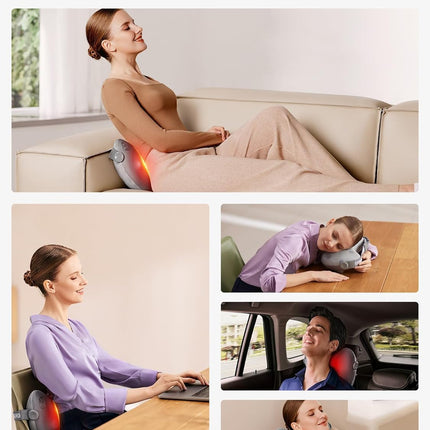 SKG Back-Waist-Neck Wireless Massager with Heat T1-2 Pro
