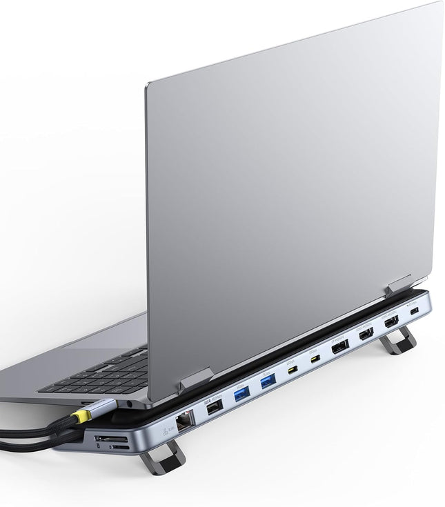 Baseus IT USB Hub 12-in-1 Laptop Docking Station 2xUSB-C/2x4KHDMI/1x4KDP/2xUSBC/3xUSB-A/SD/RJ45/PD100W