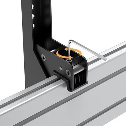 Brateck TV Ceiling Mount Twin 60×40 50kg/Screen 1.58m Lockable LVC03-246TL-02