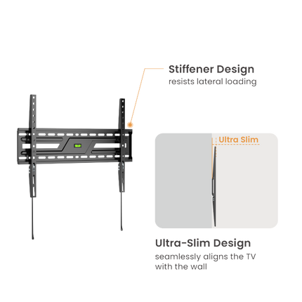 Brateck TV Mount 60×40 Fixed 75kg KL38-46F