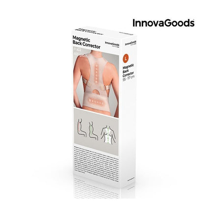 InnovaGoods Μαγνητική ζώνη στήριξης πλάτης υψηλής ποιότητας με 12 μαγνήτες