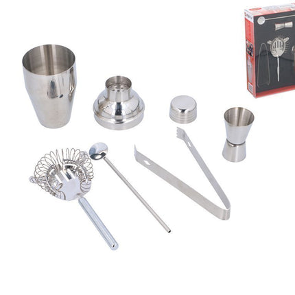 Alpina Switzerland Σετ Κοκτέιλ για Παρασκευή και Σερβίρισμα 5 τεμαχίων από Ανοξείδωτο ατσάλι, Cocktail set 10185