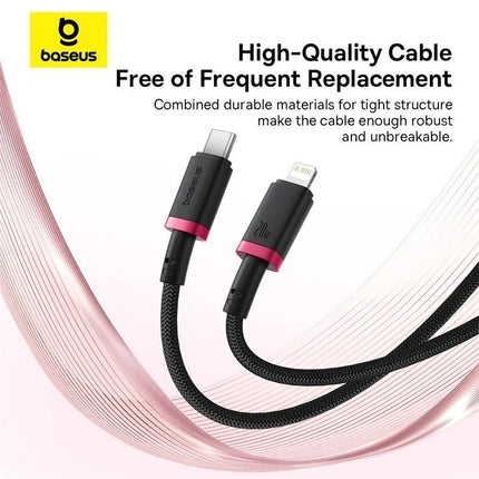 Baseus Cable Lightning to USB-C Dura Series Braided 1.0m Black