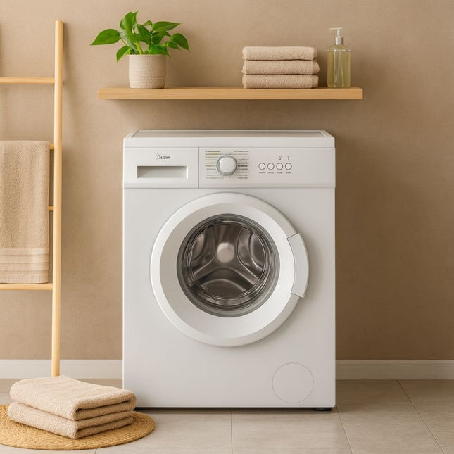 Midea Πλυντήριο Ρούχων 6Kg με 16 Προγράμματα, QuickWash 15’, Drum Clean & 1000 Στροφές MFE04W60/W Λευκό