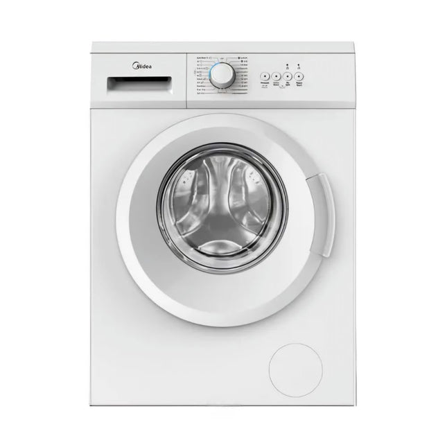 Midea Πλυντήριο Ρούχων 6Kg με 16 Προγράμματα, QuickWash 15’, Drum Clean & 1000 Στροφές MFE04W60/W Λευκό