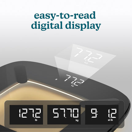 HoMedics Body Scale Glo Smart Analyser SCL-BBC200 Black