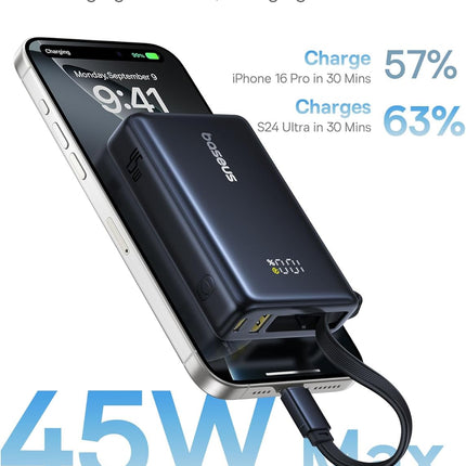 Baseus Powerbank 45W 10000mAh + Display PicoGo Black