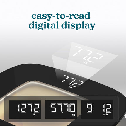 HoMedics Body Scale Glo Essential SCL-B100 Black