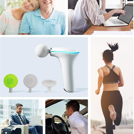 SKG Body Gun Massager Mini F5-EN White