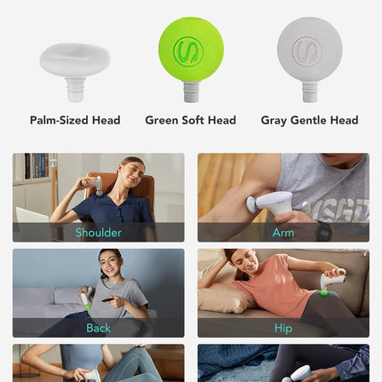 SKG Body Gun Massager Mini F5-EN White