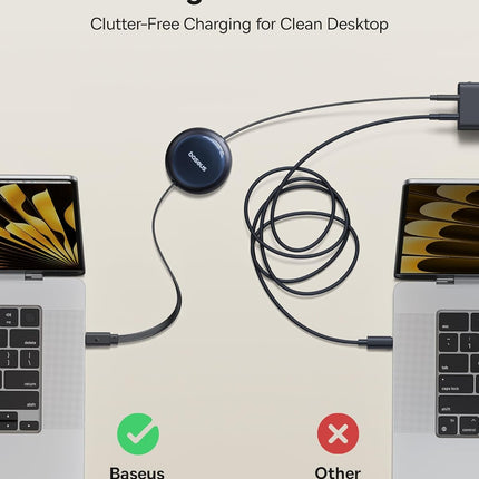 Baseus Cable USB-C to USB-C  Nomos Retractable Cable  100W 1.5m