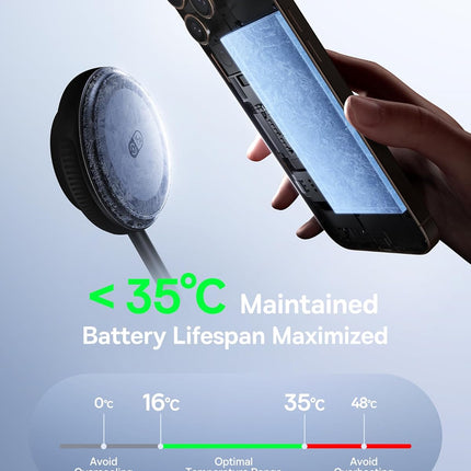 Baseus Charger Desktop Wireless 3in1 EnerFill FS41 TEC Cooling (45W Adapter EU + 1m C to C Data Cable Black Included)