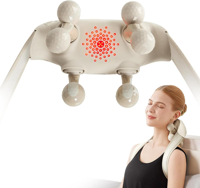 SKG Neck Shoulder Massager White Massage Heads H7-Ultra