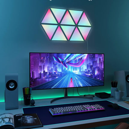 Govee Gaming Wall Glide Tri-angle Light Panels 10pack