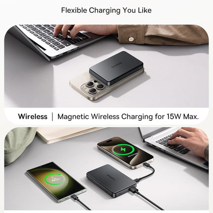 Baseus Powerbank Wireless 22.5W 10000mAh 15W Qi2 Airpow  Black