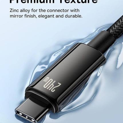 Baseus Cable USB-C to USB-C Tungsten Gold 240W 1.0m Blk